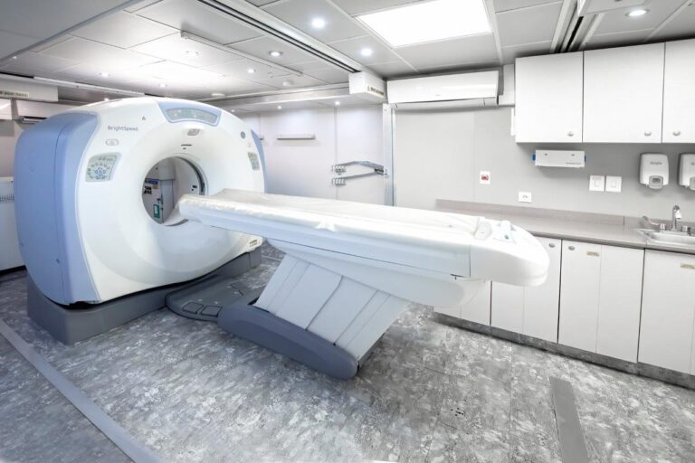 GE BrightSpeed CT installation